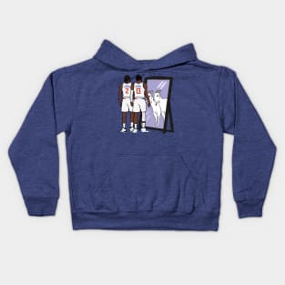 Kawhi Leonard and Paul George Mirror GOATs Kids Hoodie